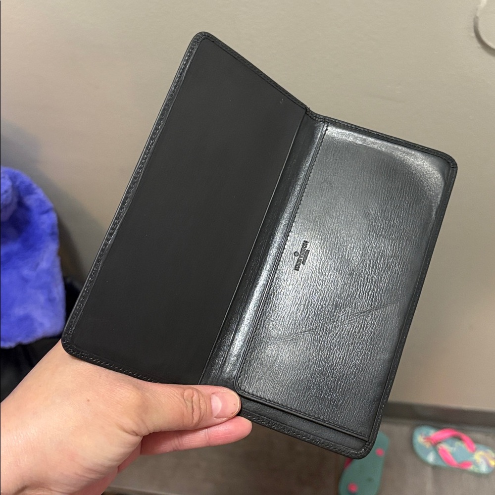 Louis Vuitton Black Epi Leather long bifold wallet - Picture 5 of 6